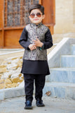 Black Waistcoat Suit - WKS 016