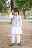 Grey Waistcoat Suit EW31
