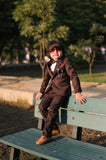 4pcs Copper Brown suit (Coat+Pant+waistcoat+Bow) - CPS 006