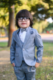 4pcs Grey suit (Coat+Pant+waistcoat+Bow) - CPS 005