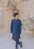 Sea Blue Prince Coat Suit -AP 006 -