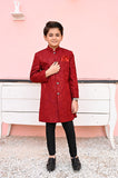 Maroon Sequence Sherwani - S8