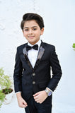 4pcs sequence Black suit (Coat+Pant+Shirt+Bow) - SCP 007