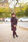 Maroon Waistcoat Suit EW 41