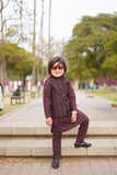 Maroon Waistcoat Suit EW 41