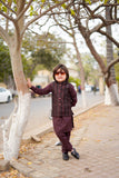 Maroon Waistcoat Suit EW 41