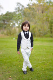 4pcs Whie Suit (Waistcoat+Pant+Shirt+Bow) CPW 007