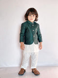 Green Prince coat Suit- P14