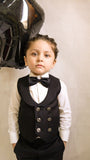 4pcs Black suit (WaistCoat+Pant+Shirt+Bow) - CPW 005