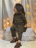 Arsenic Grey Kurta Trouser KT 72