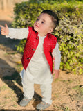 Red Sequence Waistcoat EW38