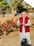 Red Sequence Waistcoat EW38