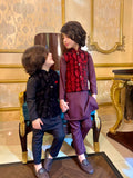Black Velvet Waistcoat Suit EW 49