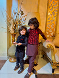 Black Velvet Waistcoat Suit EW 49