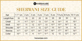 Black Mysore Sequence Sherwani - S11